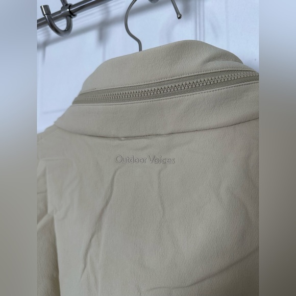 NWT Outdoor Voices Men’s RecTrek Zip-Up Jacket in Calcite/Milk Stone XXXL - Picture 14 of 16